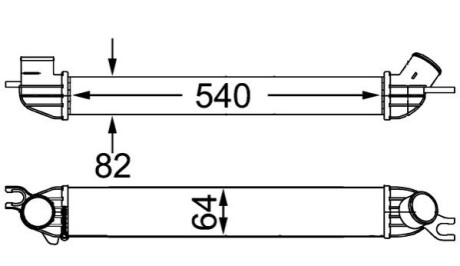 Інтеркулер MAHLE / KNECHT CI188000S