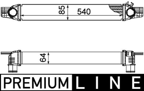 INTERCOOLER BEHR PREMIUM LINE MAHLE / KNECHT CI194000P