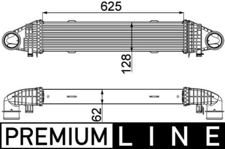 Інтеркулер MAHLE / KNECHT CI 358 000P