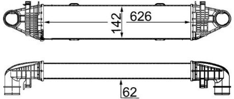 Інтеркулер MAHLE / KNECHT CI358000S (фото 1)