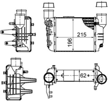 ІНТЕРКУЛЕР MAHLE / KNECHT CI381000S