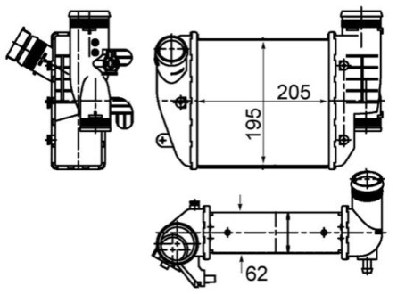 ІНТЕРКУЛЕР MAHLE / KNECHT CI484000S