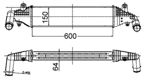 INTERCOOLER MAHLE / KNECHT CI504000S