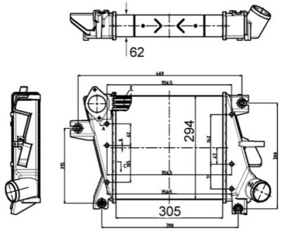 Інтеркулер MAHLE / KNECHT CI507000S