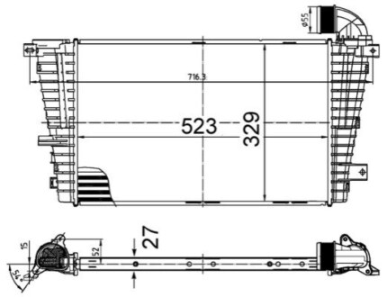 Інтеркулер MAHLE / KNECHT CI513000S