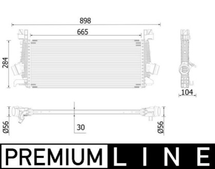 ІНТЕРКУЛЕР BEHR PREMIUM LINE MAHLE / KNECHT CI515000P