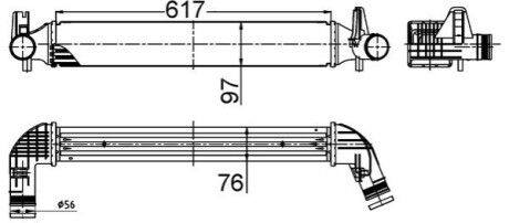 Інтеркулер MAHLE / KNECHT CI516000S