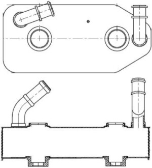 ОХОЛОДЖУВАЧ ОЛІЇ MAHLE / KNECHT CLC178000S