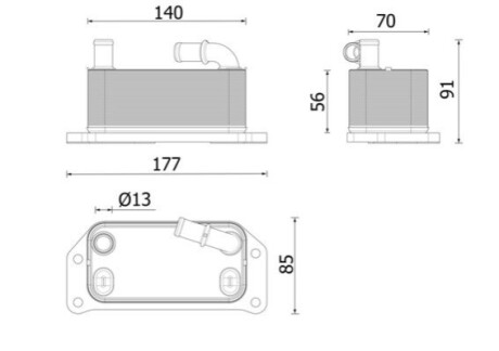 ОХОЛОДЖУВАЧ ОЛІЇ MAHLE / KNECHT CLC349000P