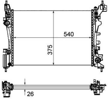 Автозапчасть MAHLE / KNECHT CR1121000P