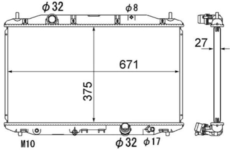 КУЛЕР ДЛЯ ВОДИ MAHLE / KNECHT CR1895000S