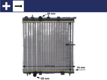 КУЛЕР ДЛЯ ВОДИ MAHLE / KNECHT CR2036000S