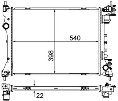 Автозапчастина MAHLE / KNECHT CR2056000S