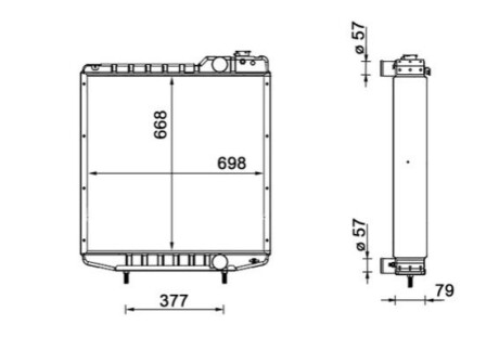 Радіатор MAHLE / KNECHT CR 2331 000S