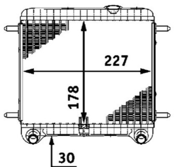 Автозапчасть MAHLE / KNECHT CR550000P