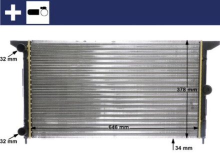 Радиатор охлаждения MAHLE / KNECHT CR 607 000S