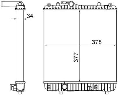 Автозапчастина MAHLE / KNECHT CR837001S