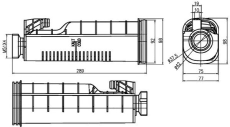 ZBIORNIK WYROWNAWCZY CHLODNICY MAHLE / KNECHT CRT114000S