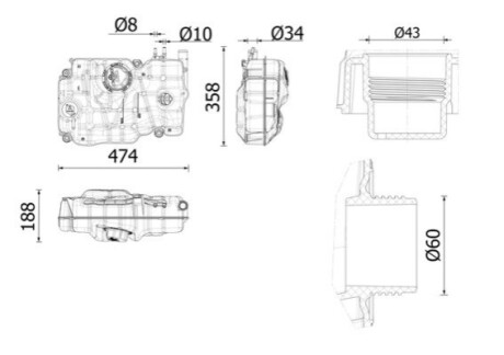 Автозапчасть MAHLE / KNECHT CRT270000S