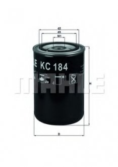 Топливный фильтр MAHLE / KNECHT KC184