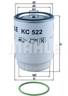 Фільтр паливний MAHLE / KNECHT KC 522D
