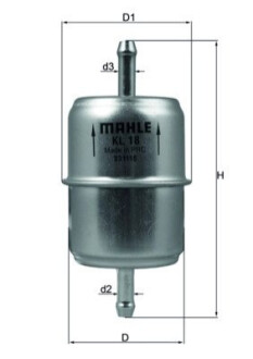 Паливний фільтр MAHLE / KNECHT KL18