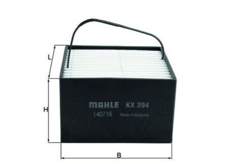 Фильтр MAHLE / KNECHT KX394 (фото 1)