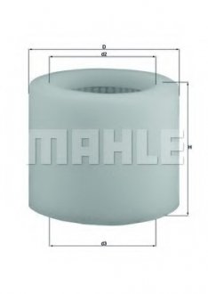 Фильтр воздушный двигателя MAHLE / KNECHT LX 123