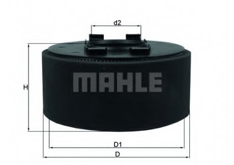 Воздушный фильтр - (13717509544) MAHLE / KNECHT LX 870 (фото 1)
