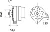 Генератор MAHLE / KNECHT MG565 (фото 2)