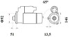 Стартер Scania 4-Series P/g/r/t 24V 5.5Kw 12Z MAHLE / KNECHT MS 758 (фото 2)