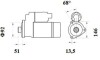 Стартер 24V 5.5Kw Volvo Fh12/fm12 MAHLE / KNECHT MS 778 (фото 2)