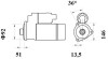 Стартер MAHLE / KNECHT MS783 (фото 2)