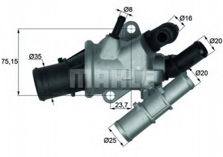 Автозапчастина MAHLE / KNECHT TI 180 88