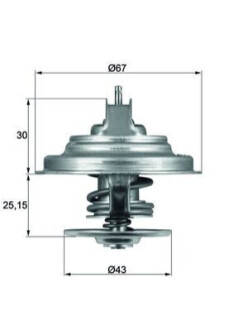 ТЕРМОСТАТ MAHLE / KNECHT TX3192DS