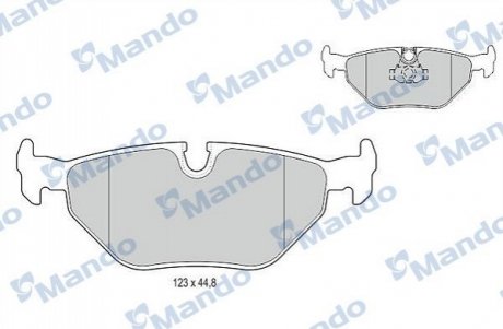 Колодки дискового тормоза MANDO MBF015120 (фото 1)