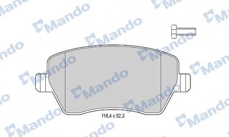 Колодки дискового тормоза MANDO MBF015179 (фото 1)