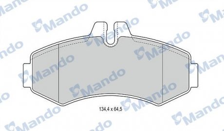 Колодки гальмівні задн MANDO MBF015660