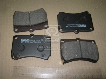 Тормозные колодки дисковые передние MANDO MPK06