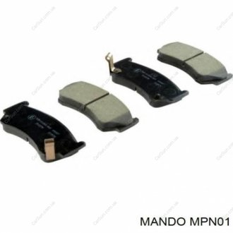 Колодки дискового тормоза MANDO MPN01