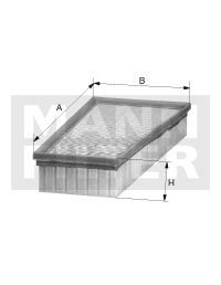 Фільтр повітряний =C17006 MANN C 20 002