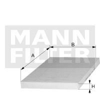 Автозапчасть MANN CU 3023