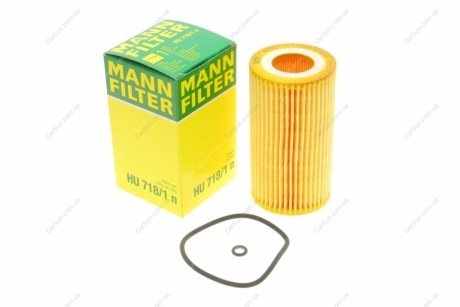 Масляный фильтр - (A6641800109 / A0001802609 / 9543679) MANN HU718/1n (фото 1)