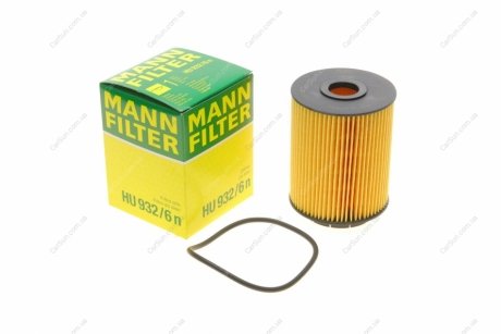 Масляный фильтр - (A1041841025 / A1041800609 / A0001801509) MANN HU932/6n (фото 1)