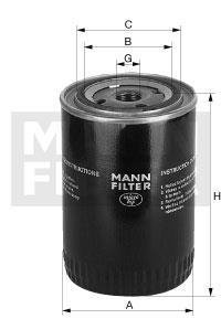 Гидрофильтр, автоматическая коробка передач, Фильтр, Гидравлическая система привода рабочего оборудования MANN W 1254/2 X (фото 1)