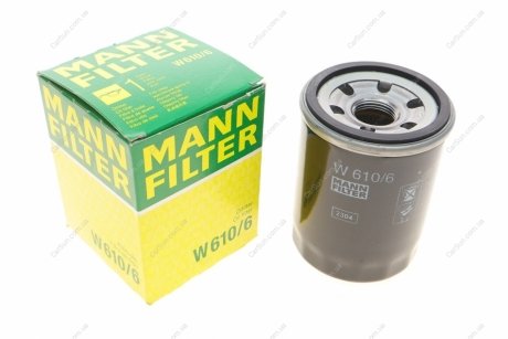 Масляный фильтр - (H1540PR3408 / H1540PLC505 / 2630002503) MANN W610/6 (фото 1)
