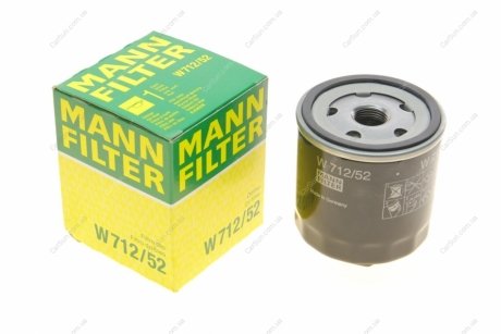 Масляный фильтр - (0650400 / 000091511A / VOF136) MANN W712/52
