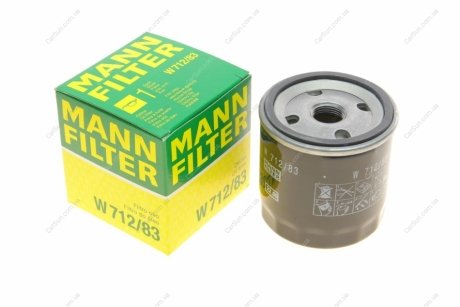Оливний фільтр MANN W712/83 (фото 1)