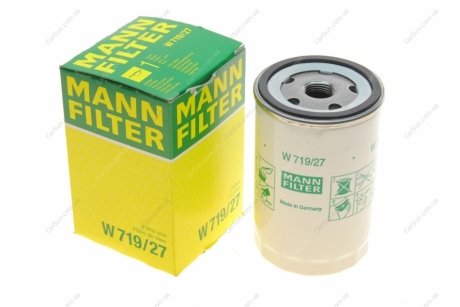 Масляный фильтр - (EM5G6714AA / D4ZZ6731B / BM5G6714AA) MANN W719/27 (фото 1)