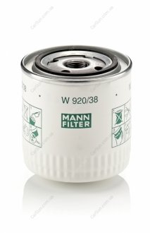 Масляный фильтр - (MD353795 / D5NN6714A / A700X6714GA) MANN W 920/38 (фото 1)